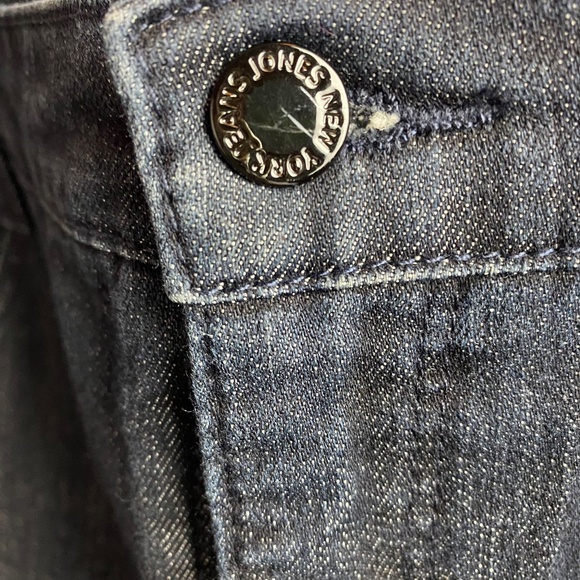 Jones New York Jeans Womenʻs Blue Denim Sutton Skirt Size 14 - Picture 2 of 8